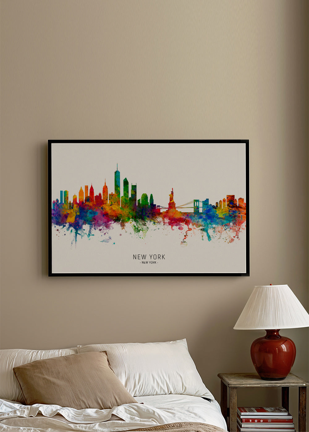 New York skyline multicolour