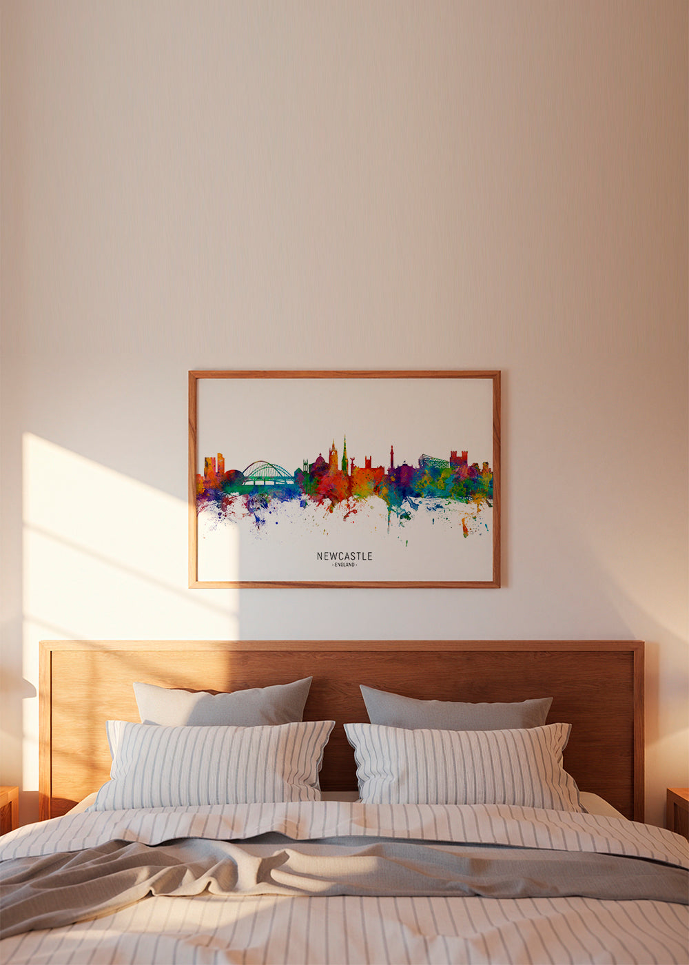 Newcastle skyline multicolour