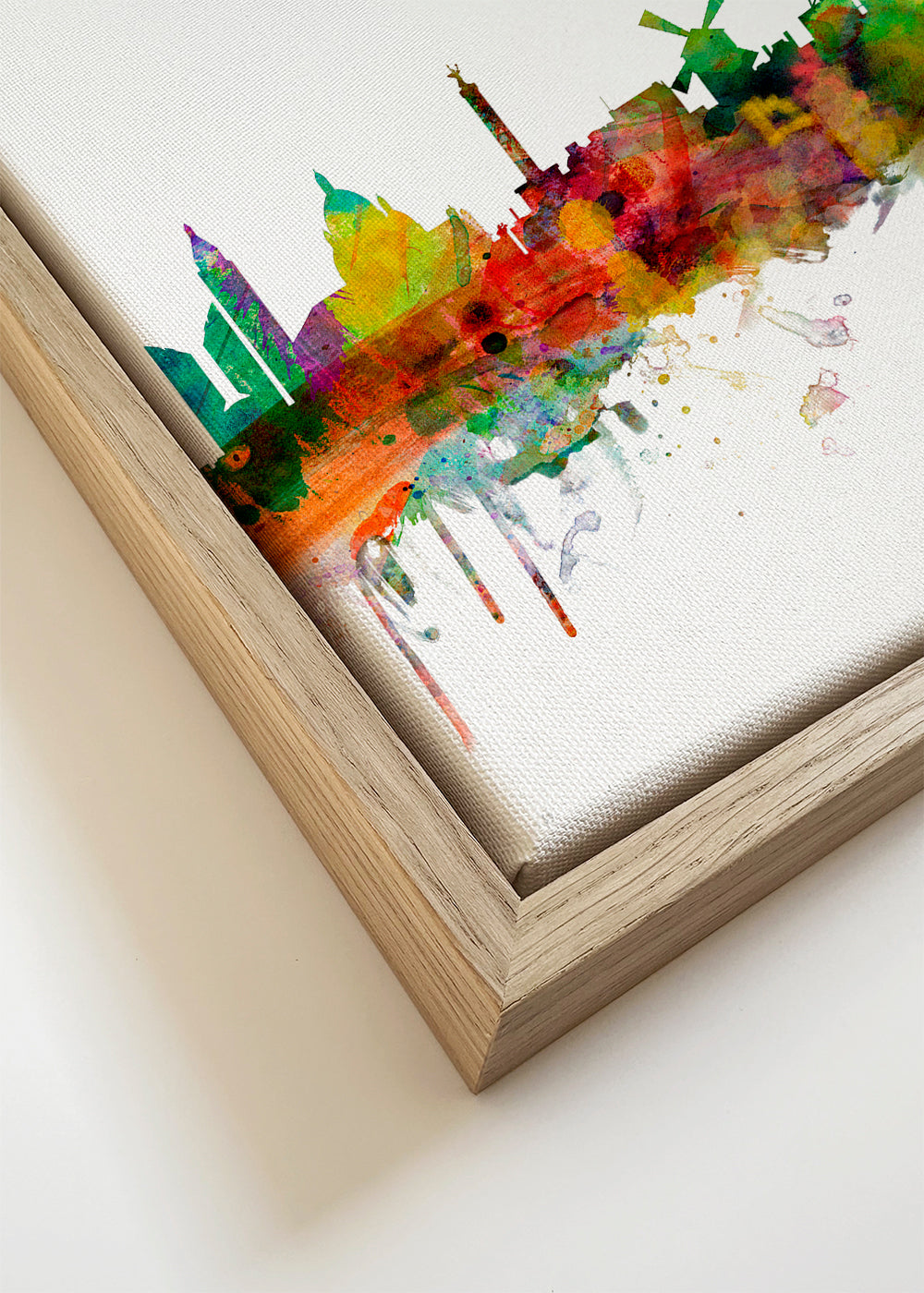 Paris skyline multicolour