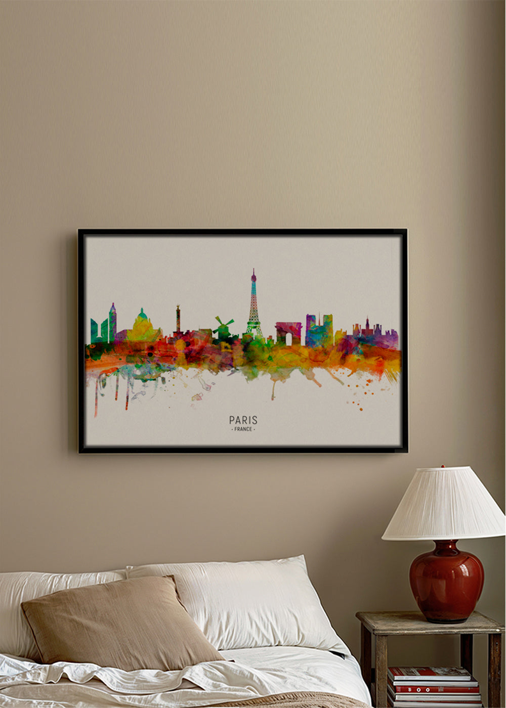 Paris skyline multicolour