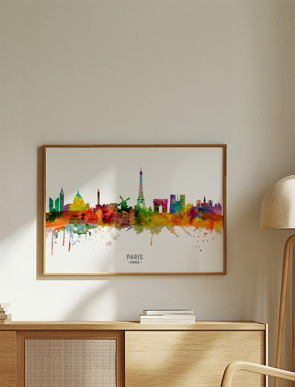 Paris skyline multicolour