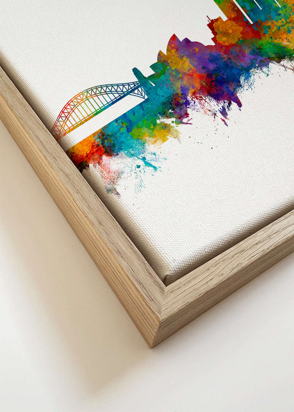 Sydney skyline multicolour