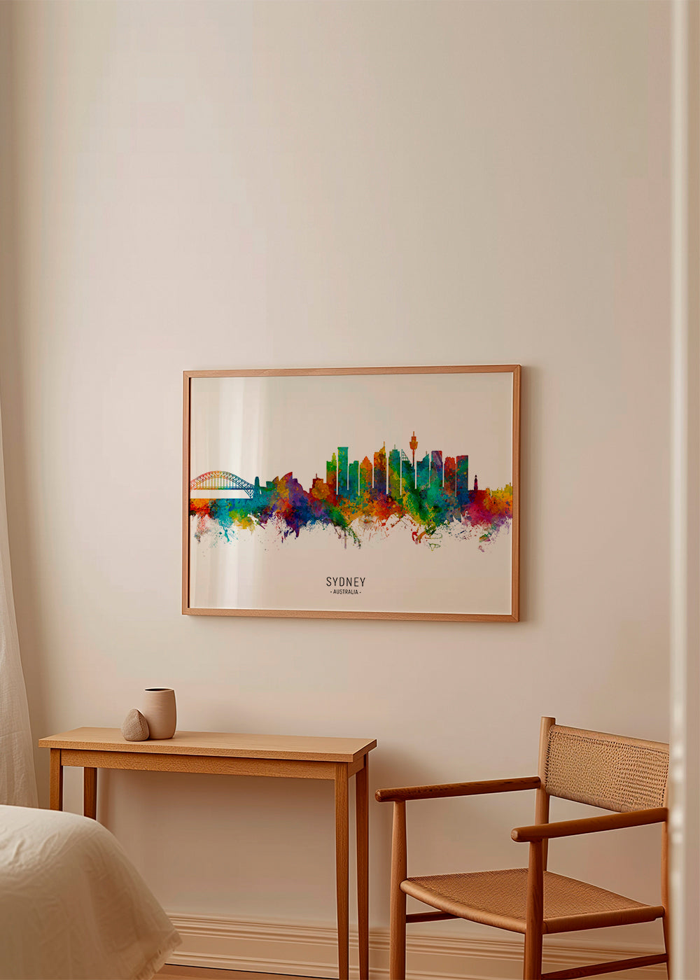 Sydney skyline multicolour