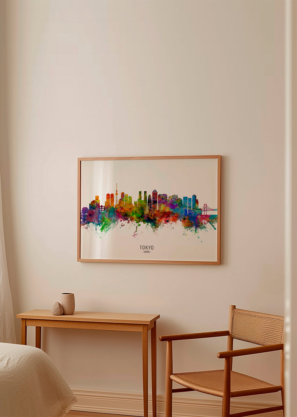 Tokyo skyline multicolour