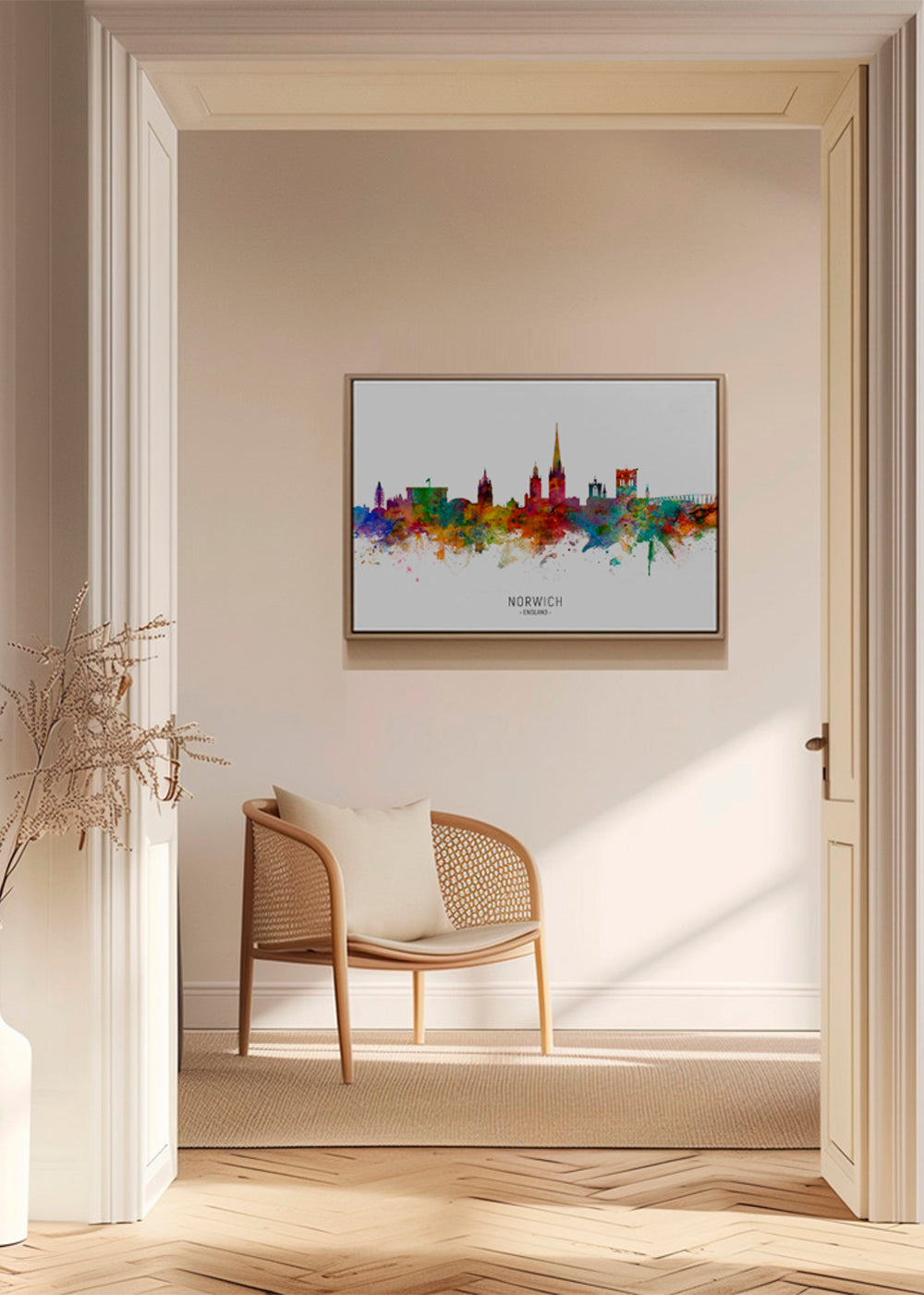 Norwich skyline multicolour
