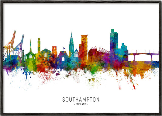 Southampton skyline multicolour