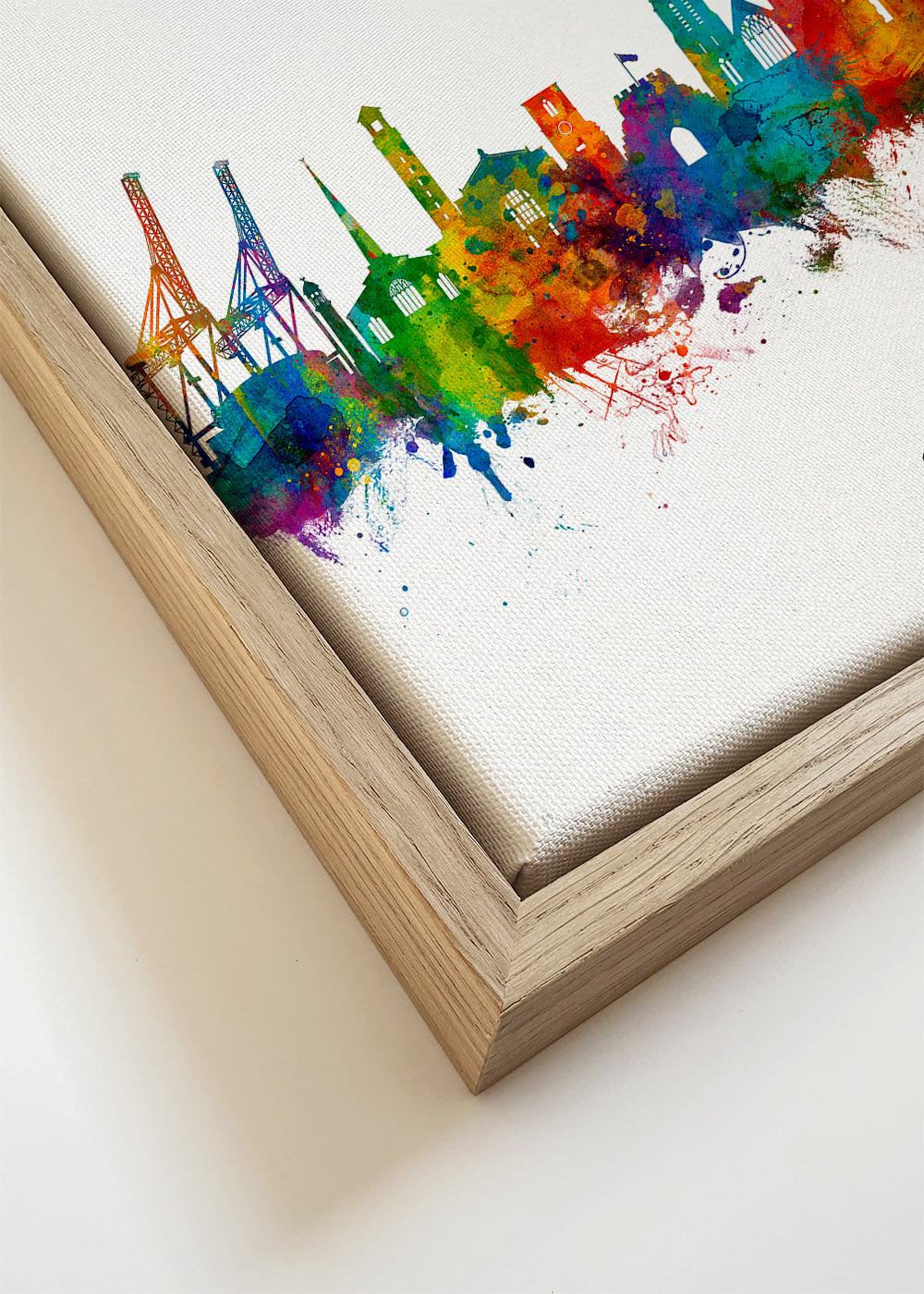 Southampton skyline multicolour