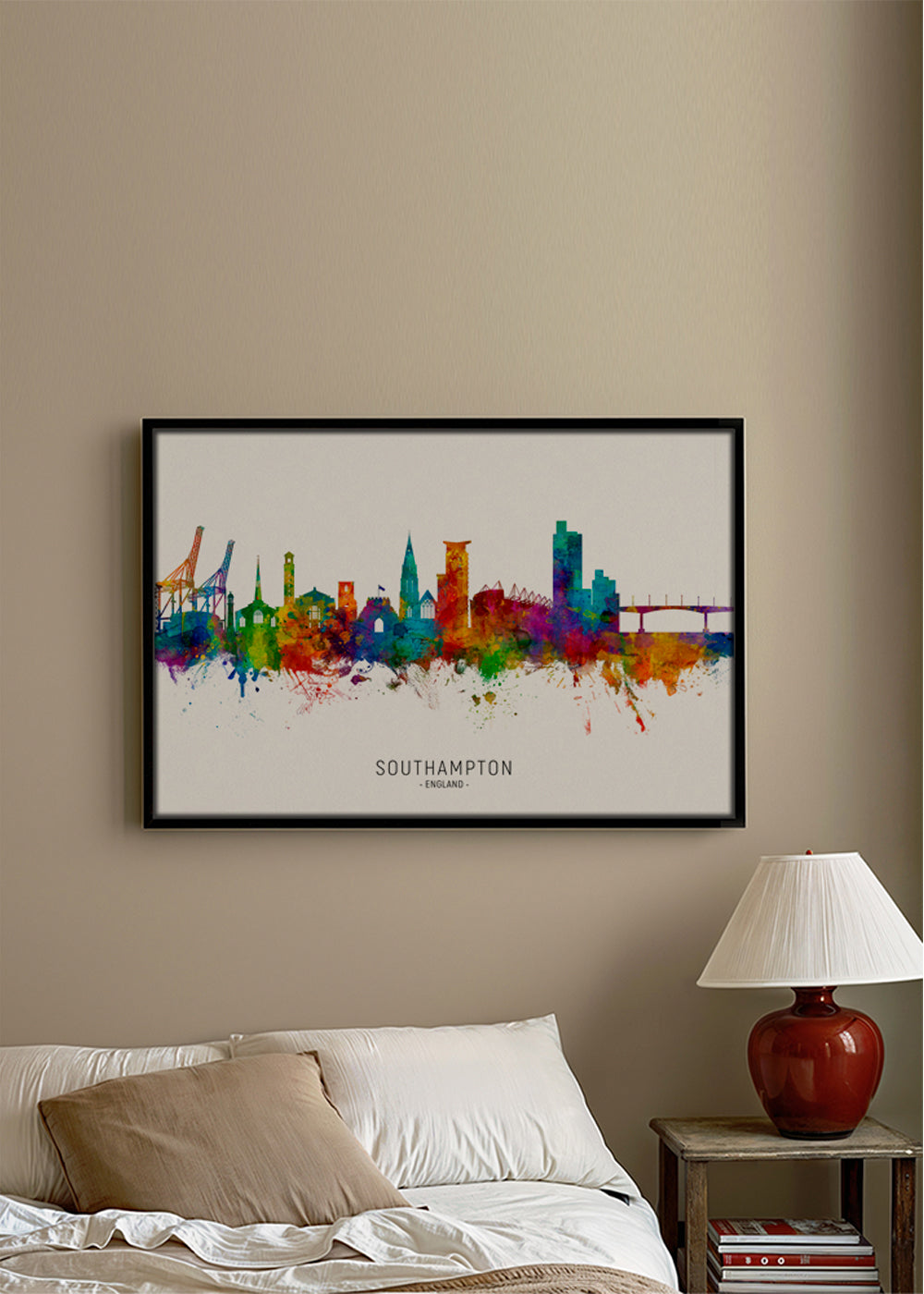 Southampton skyline multicolour