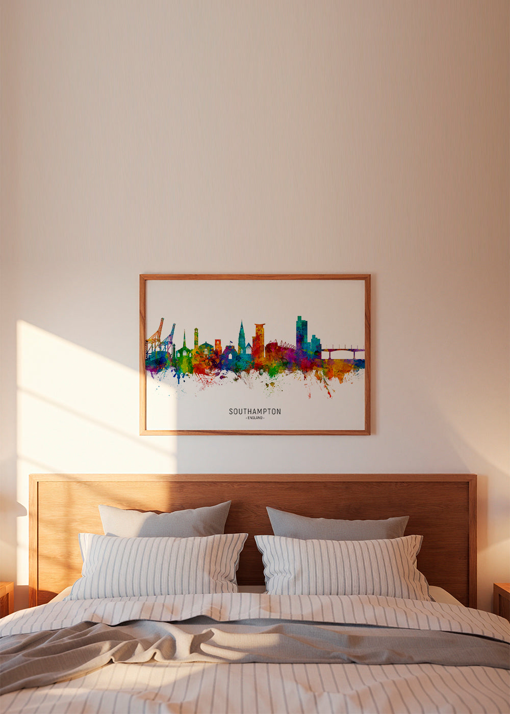 Southampton skyline multicolour