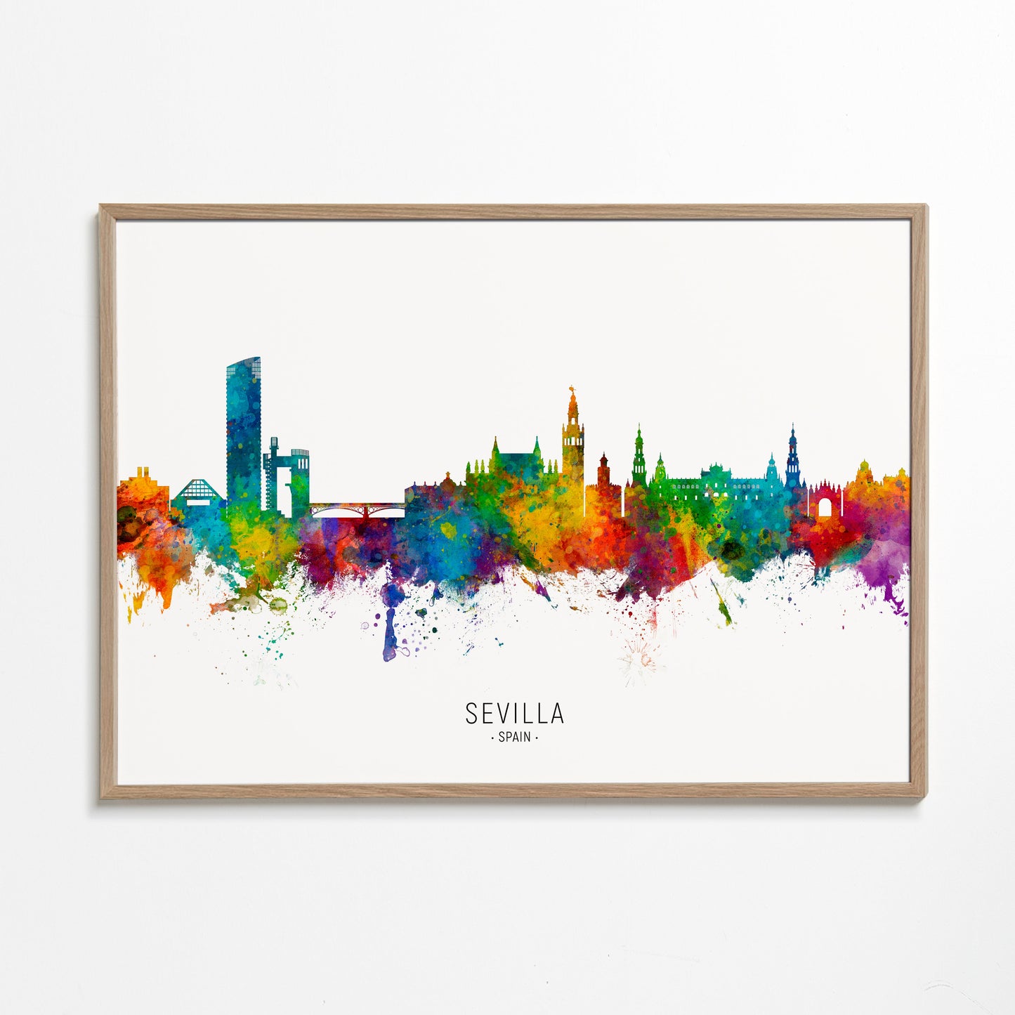 Sevilla skyline multicolour