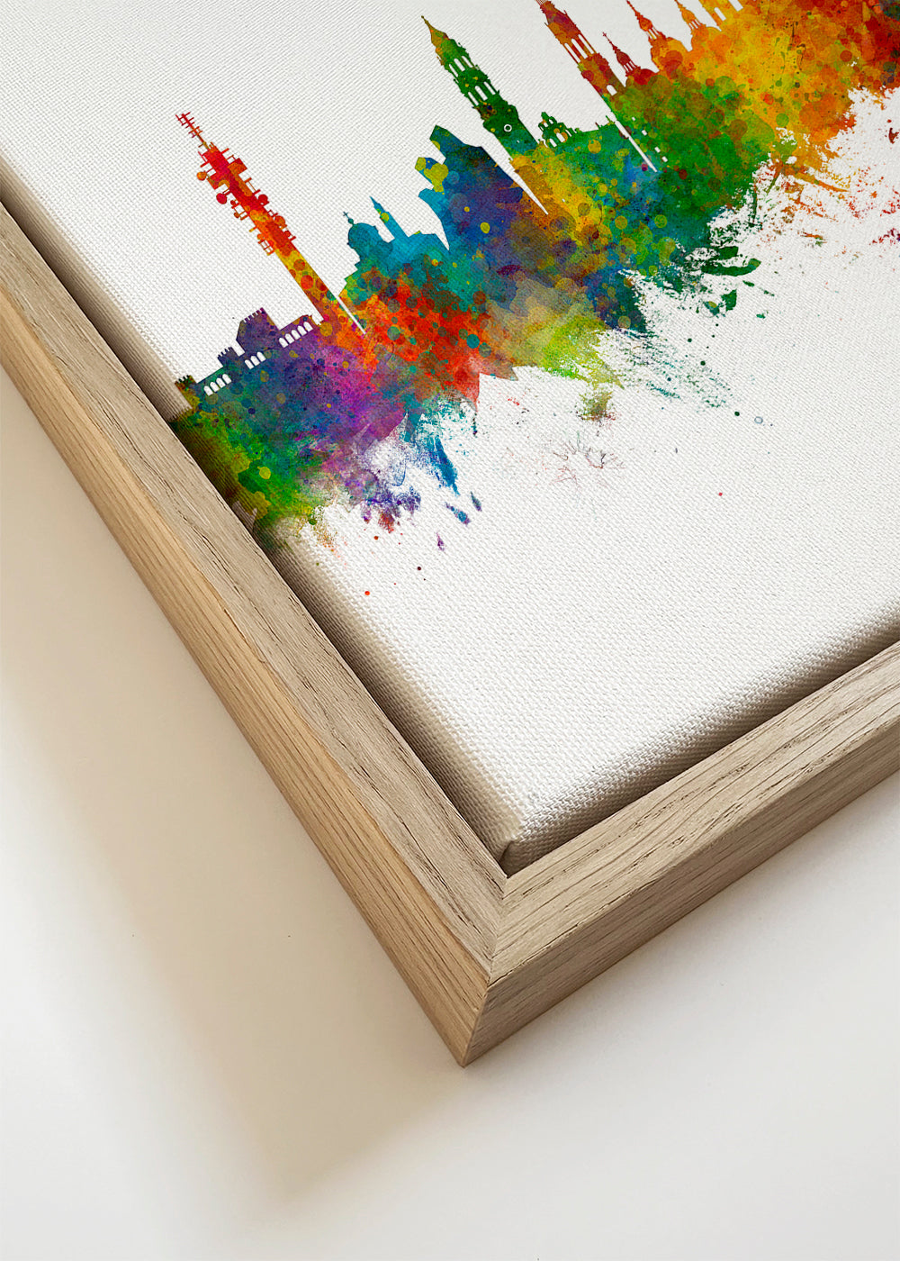 Zaragoza skyline multicolour