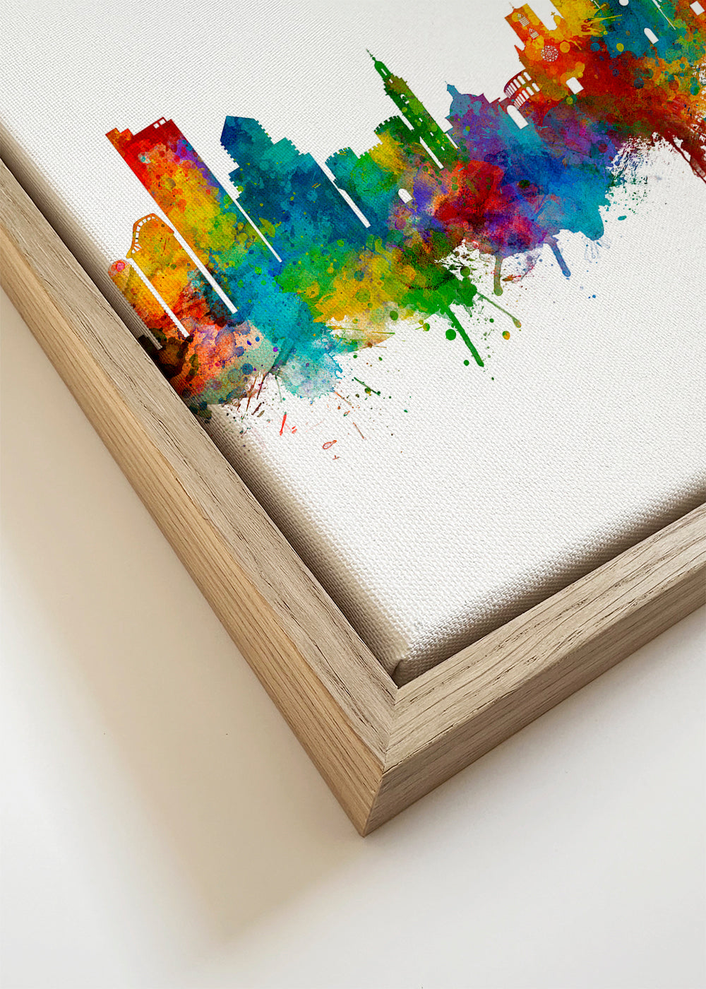 Valencia skyline multicolour