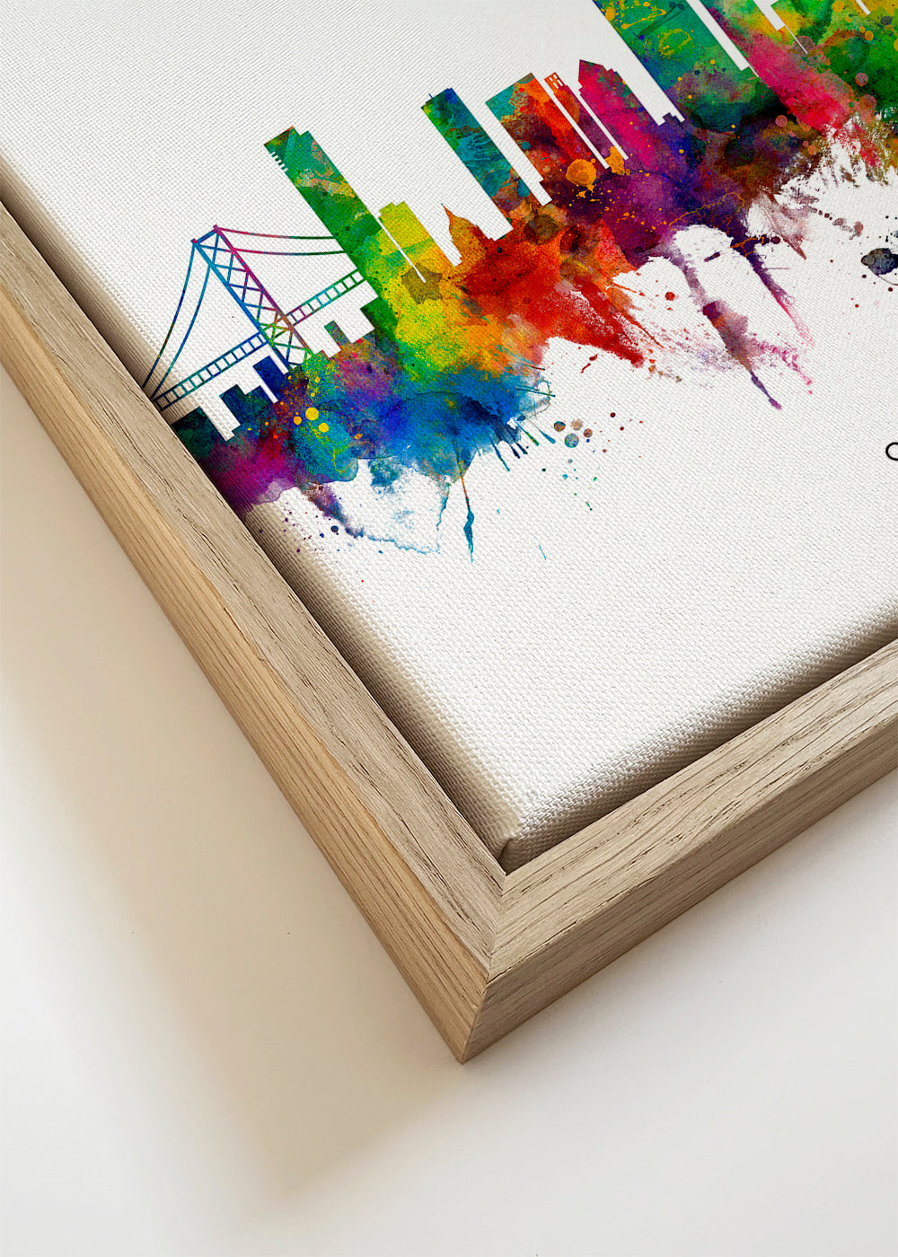 San Francisco skyline multicolour