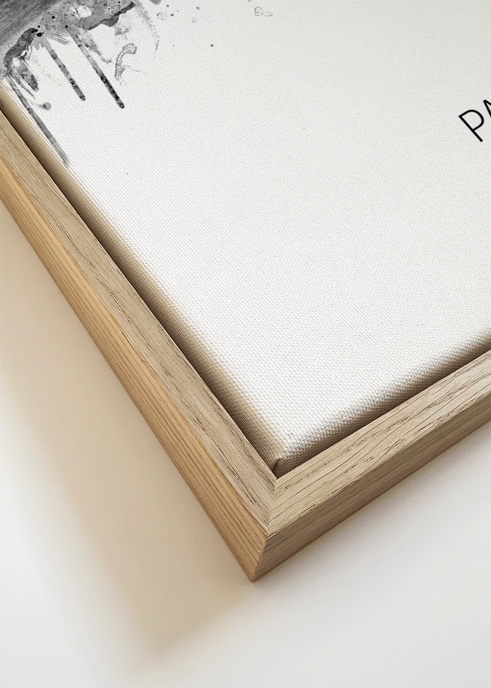 Paris skyline black and white