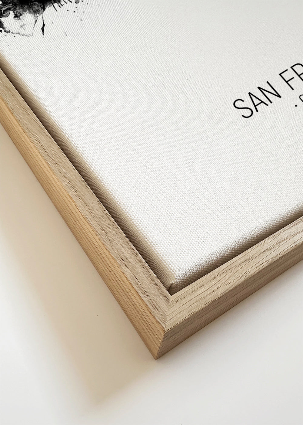 San Francisco skyline black and white