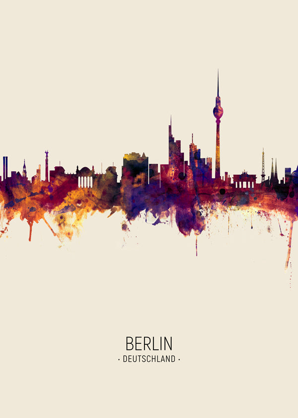 Berlin skyline beige