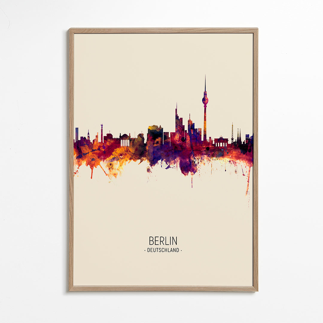 Berlin skyline beige