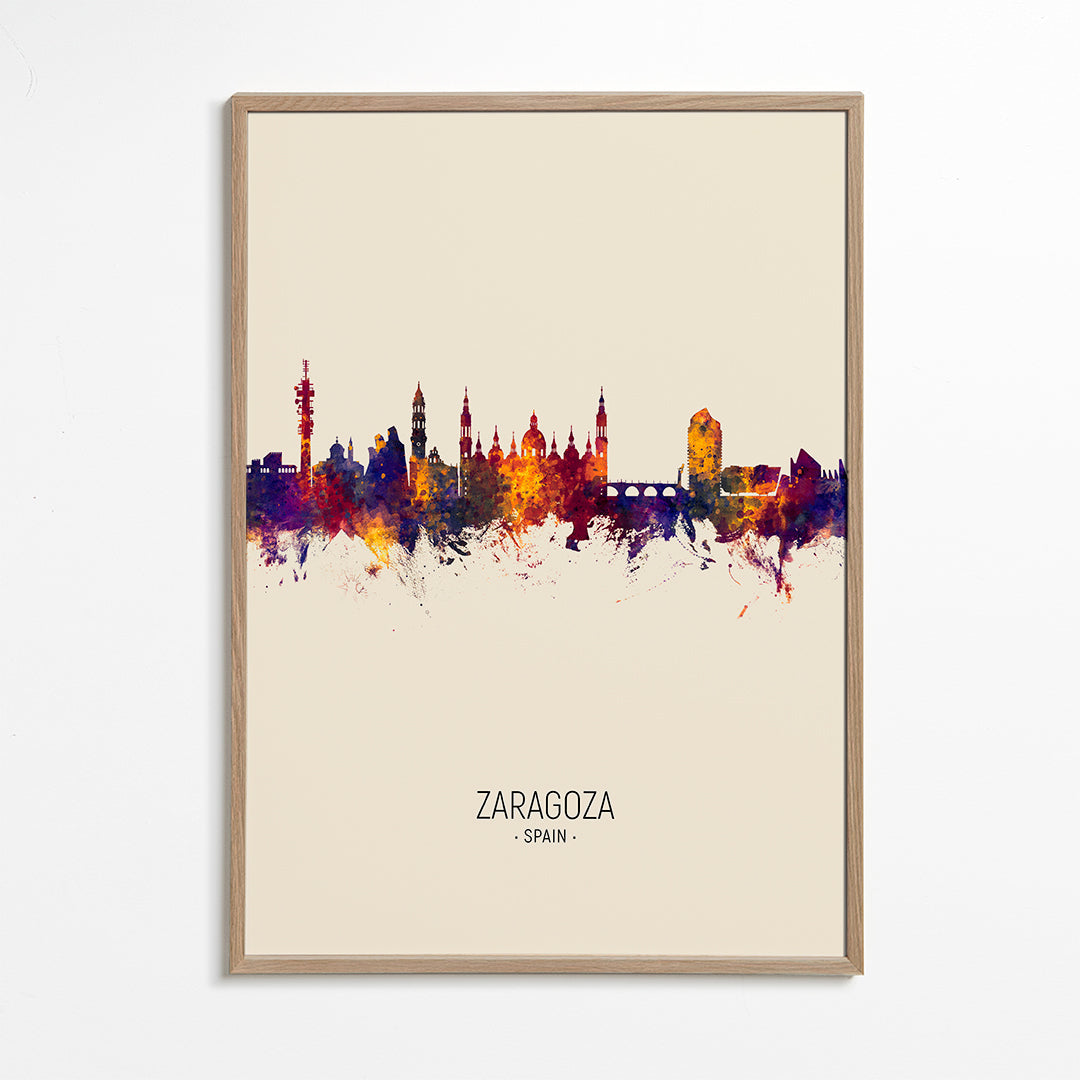 Zaragoza skyline beige