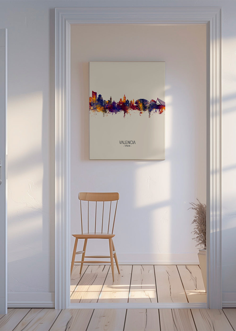 Valencia skyline beige