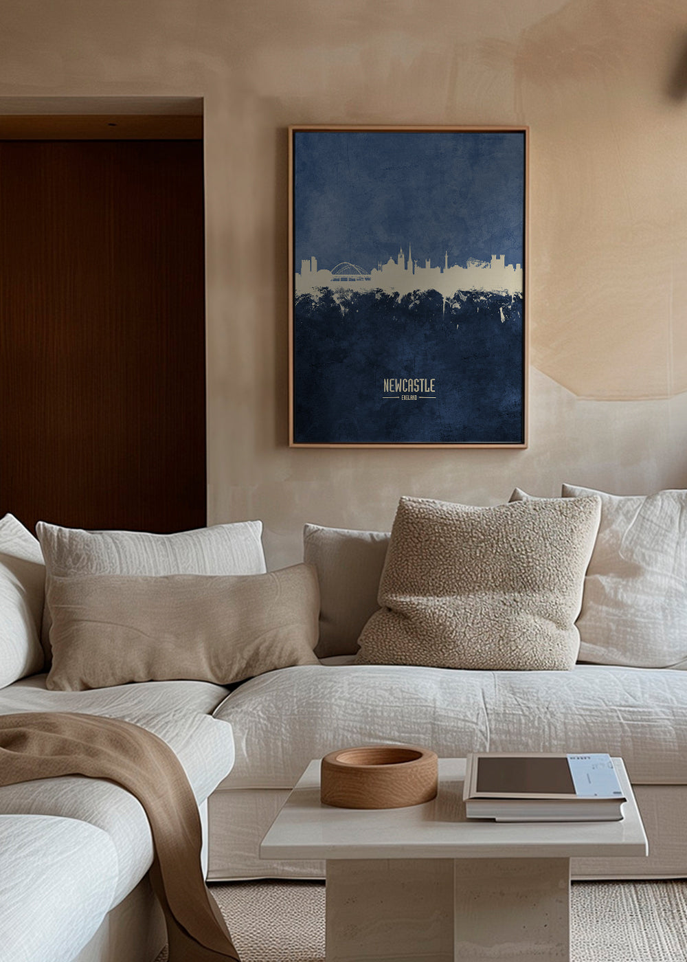 Newcastle skyline blue