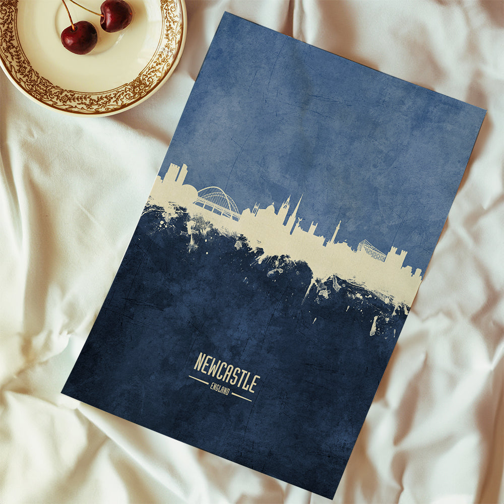 Newcastle skyline blue