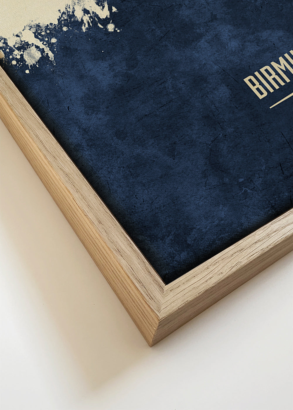 Birmingham skyline blue