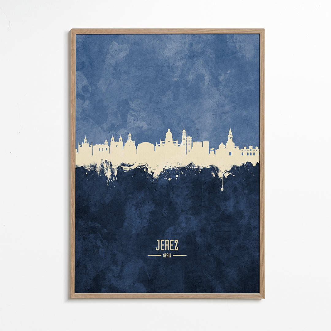 Jerez skyline blue