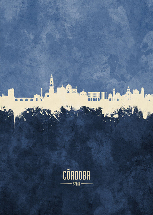 Córdoba skyline blue