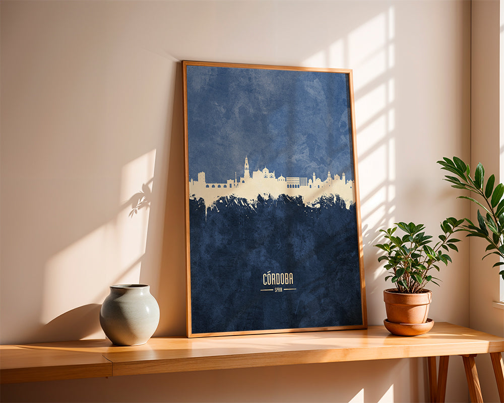 Córdoba skyline blue