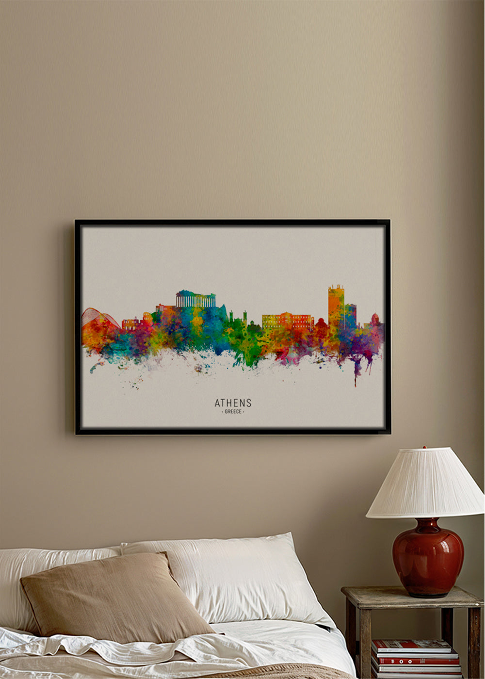Athens Skyline multicolour