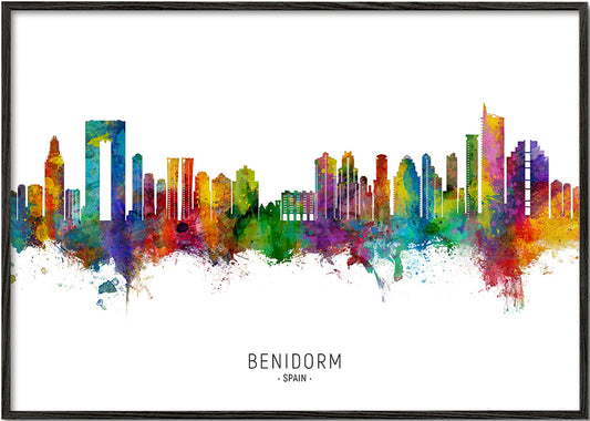 Benidorm Skyline multicolour