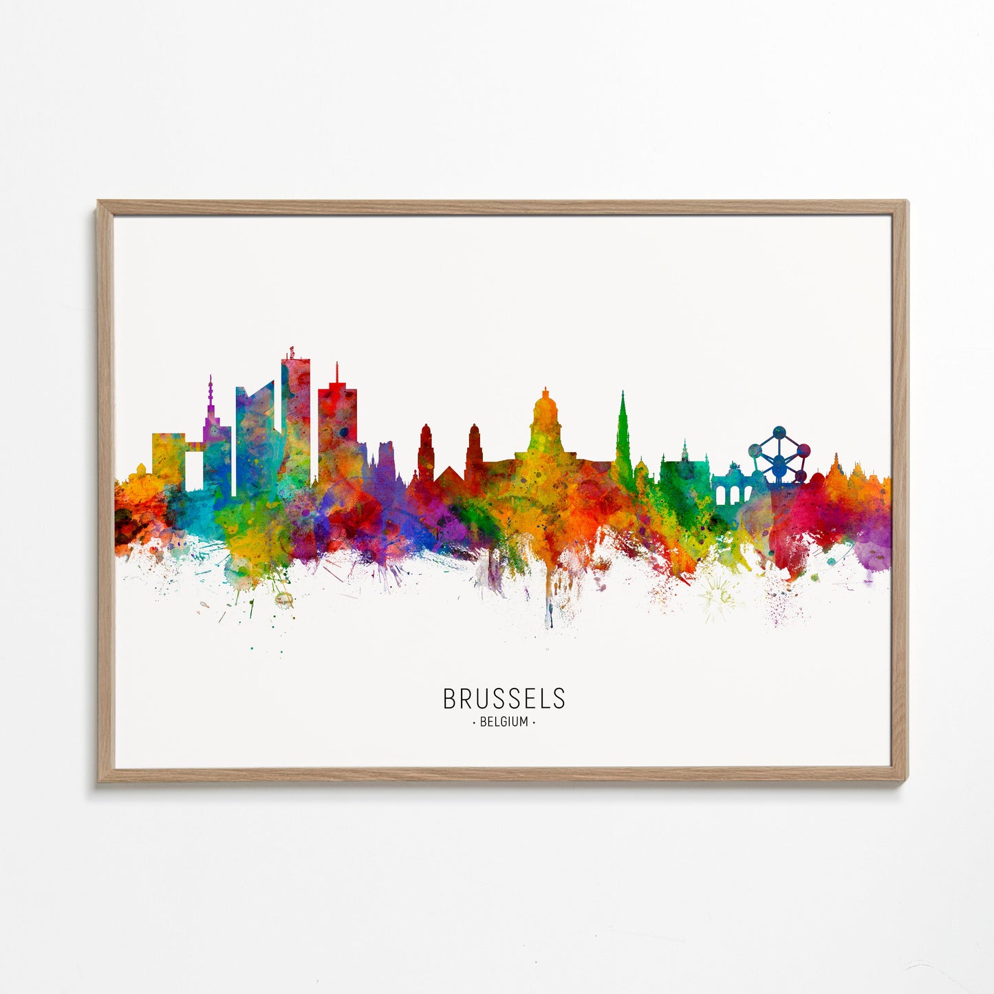 Brussels Skyline multicolour