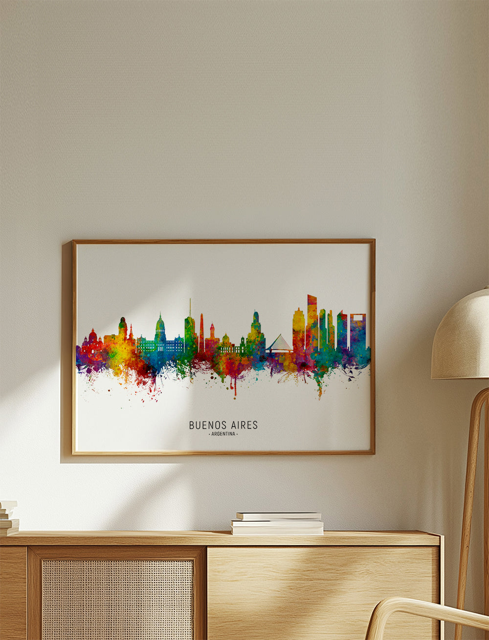 Buenos Aires Skyline multicolour