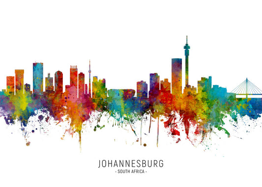 Johannesburg Skyline multicolour