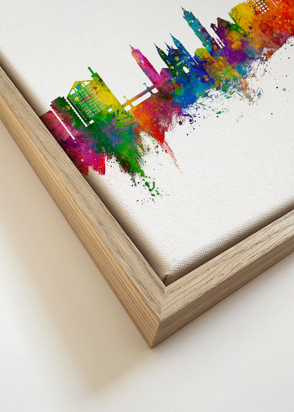 Málaga Skyline multicolour