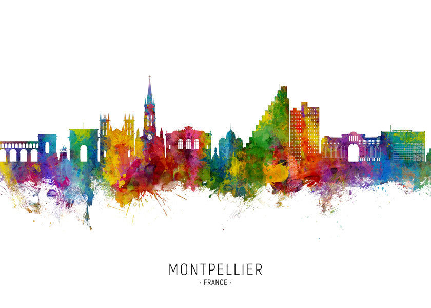 Montpellier Skyline multicolour