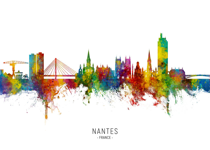 Nantes Skyline multicolour