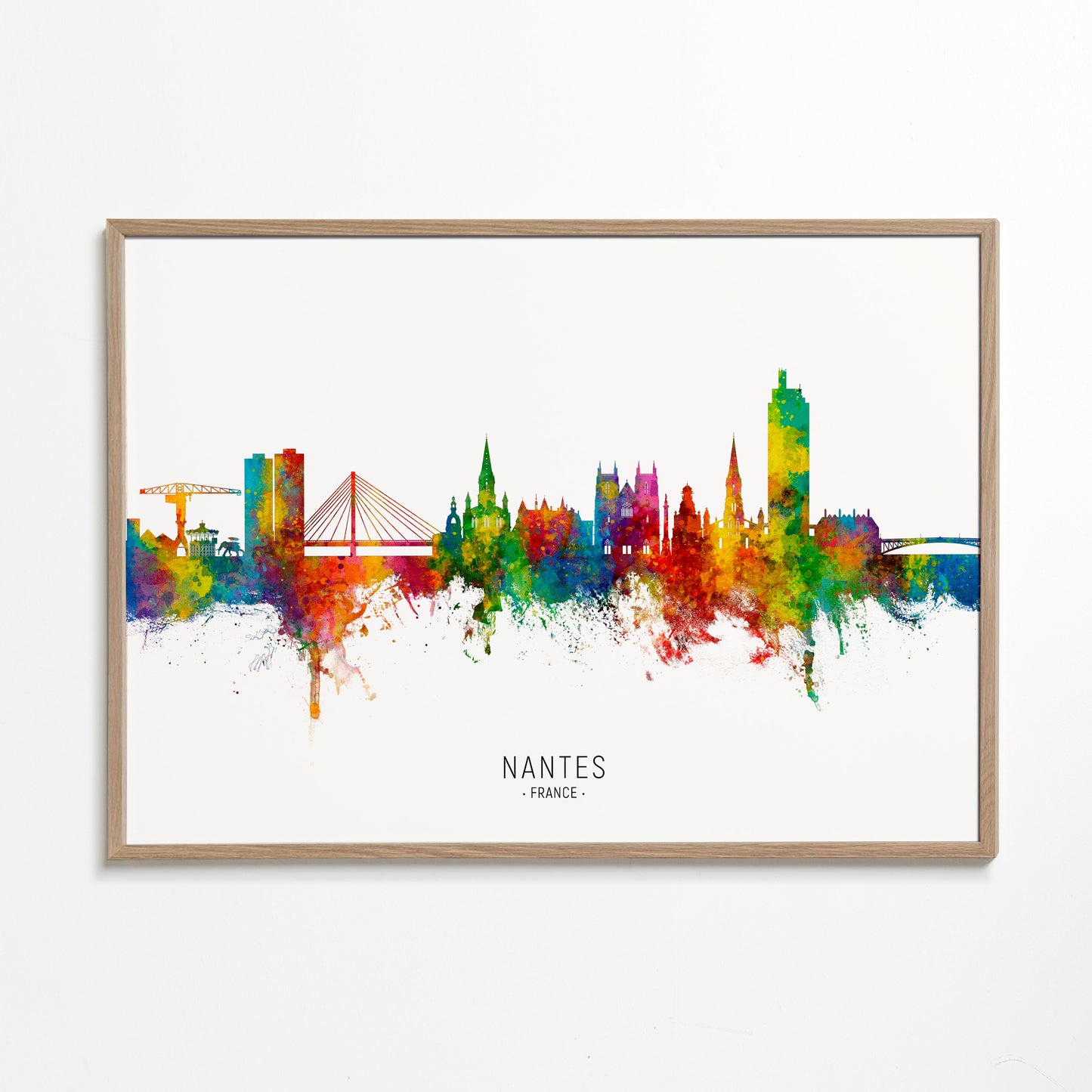 Nantes Skyline multicolour