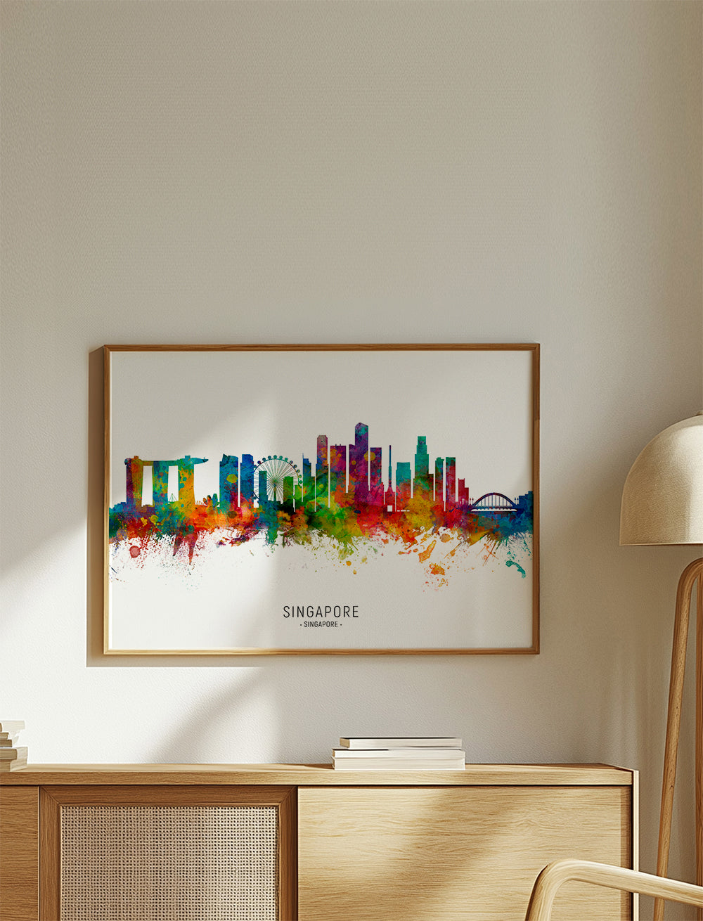 Singapore Skyline multicolour