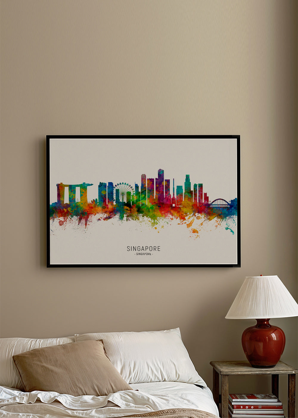 Singapore Skyline multicolour