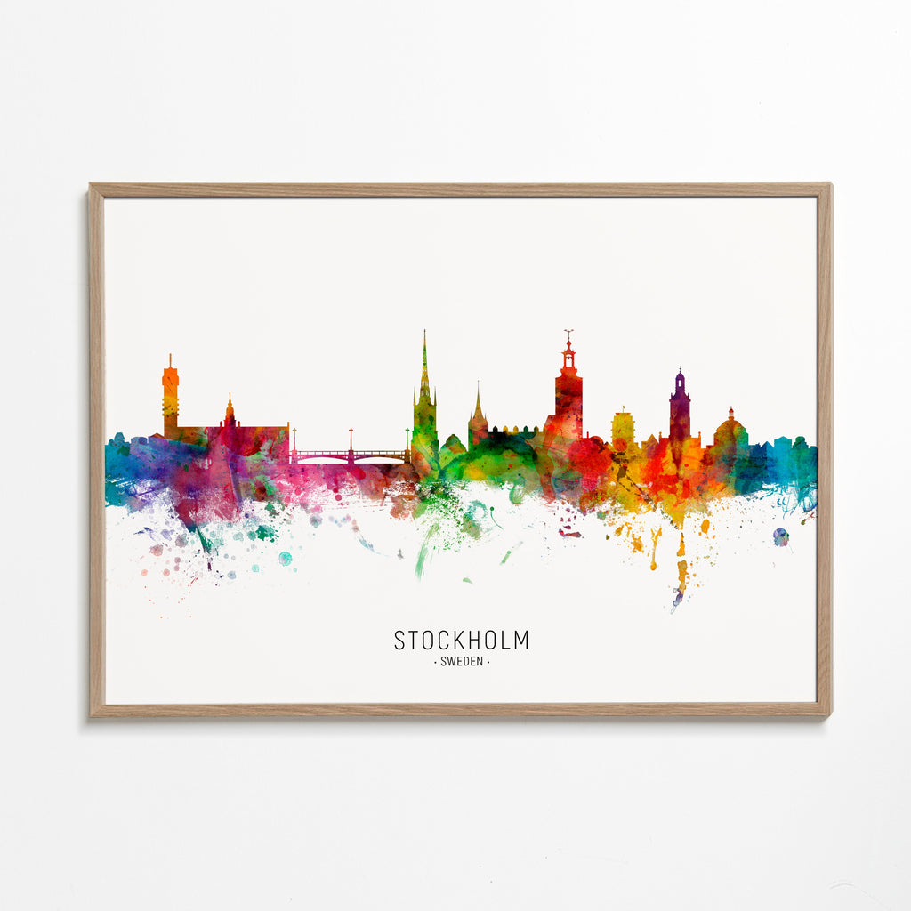 Stockholm Skyline multicolour