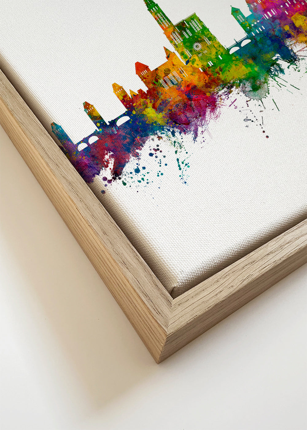 Strasbourg Skyline multicolour