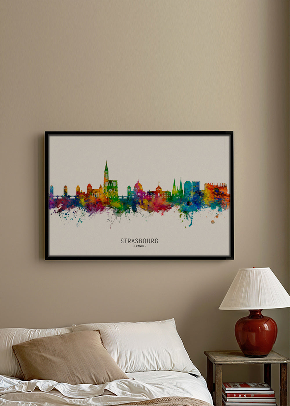 Strasbourg Skyline multicolour