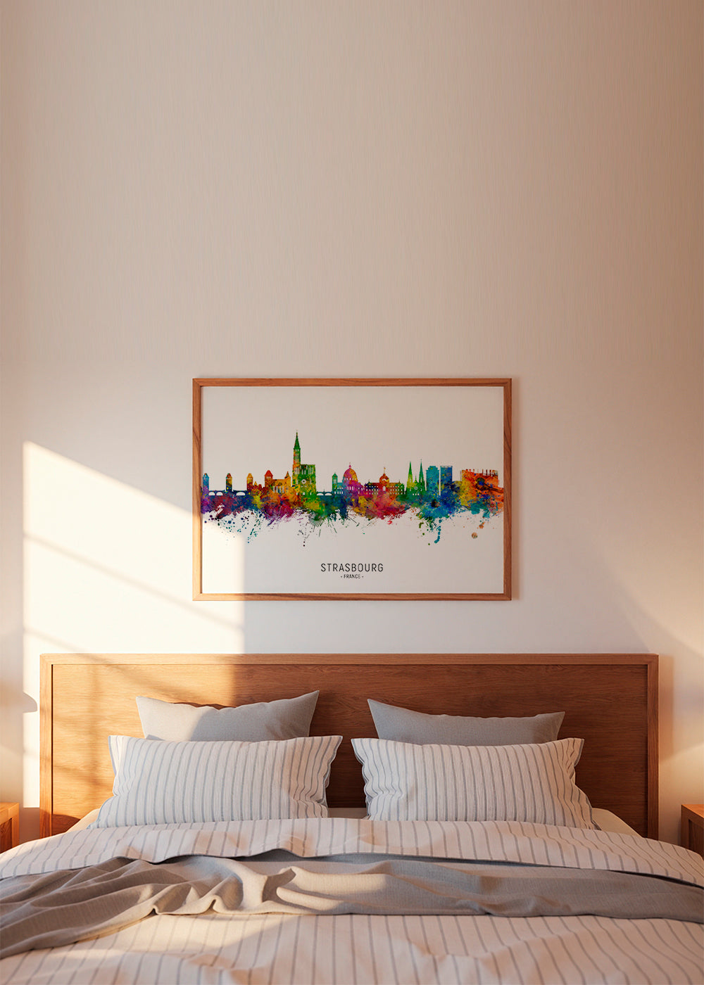 Strasbourg Skyline multicolour