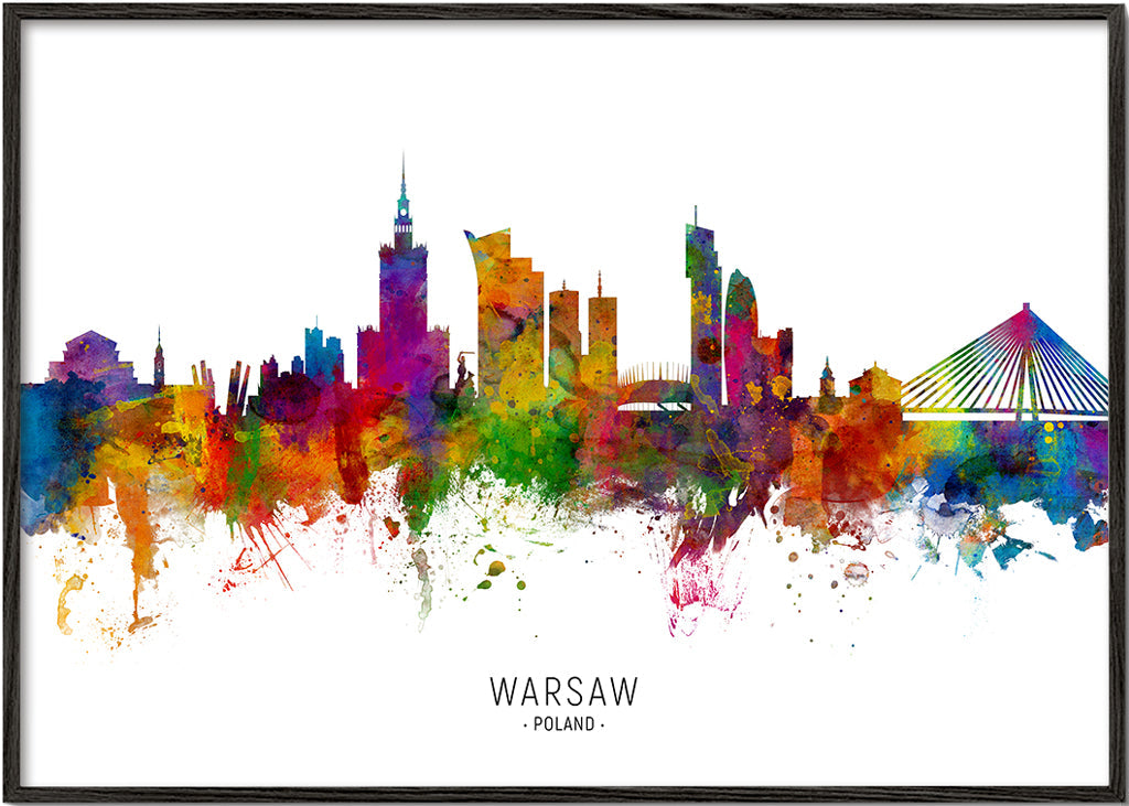 Warsaw Skyline multicolour