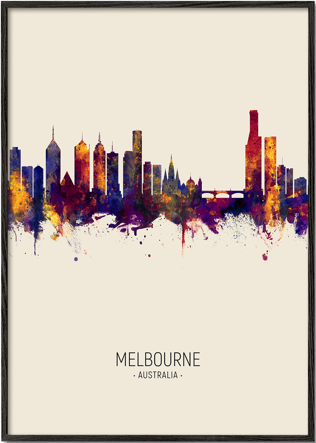 Melbourne Skyline beige