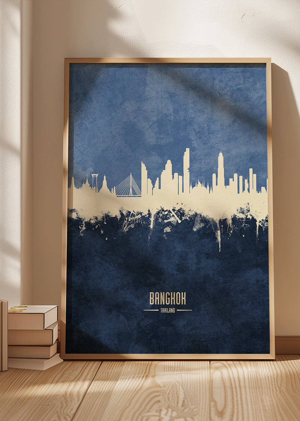 Bangkok Skyline blue