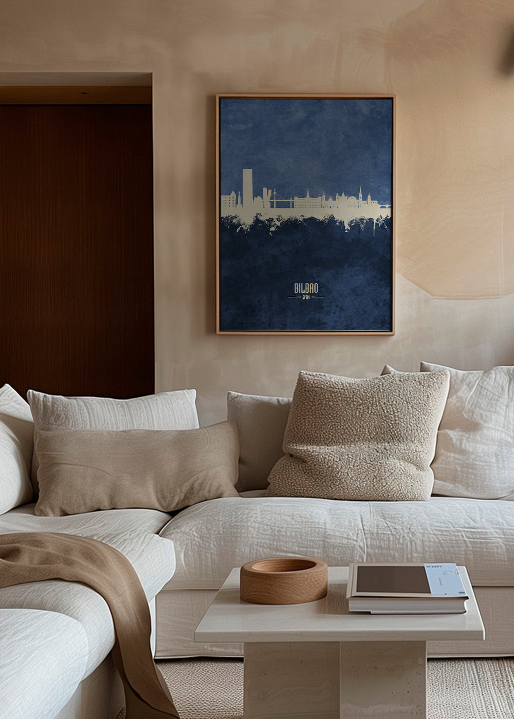 Bilbao Skyline blue