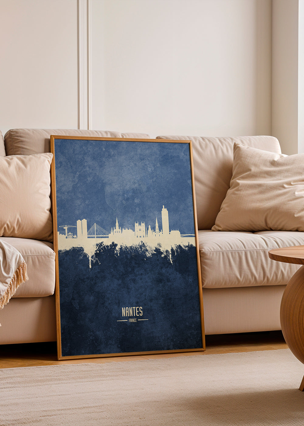 Nantes Skyline blue