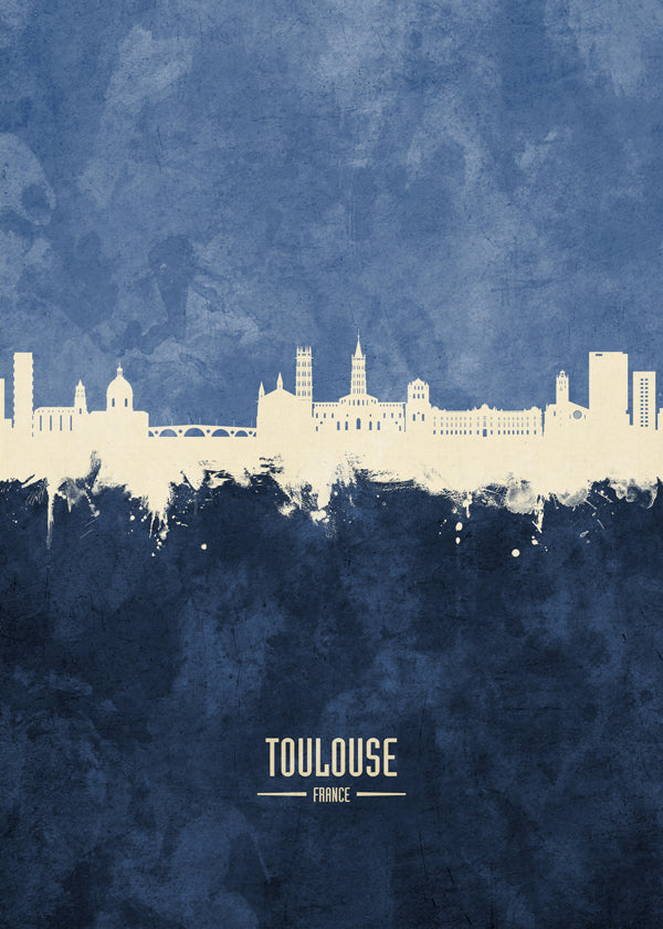 Toulouse Skyline blue